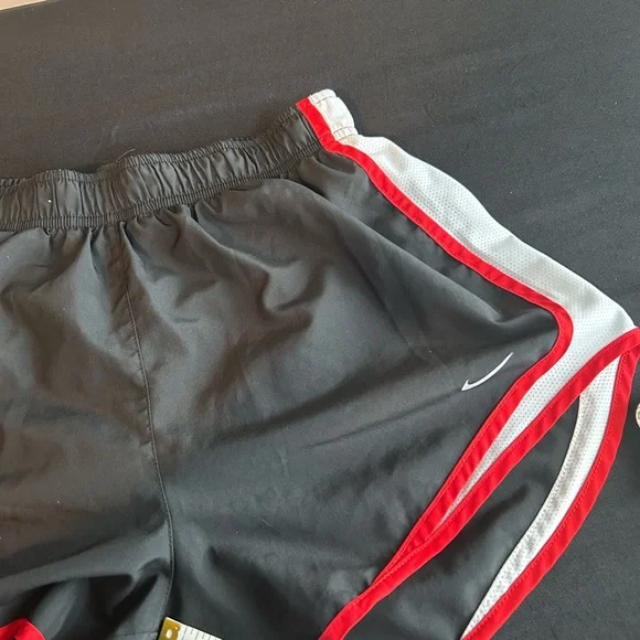 Nike Black and Red Athletic Shorts - Picture 2 of 15
